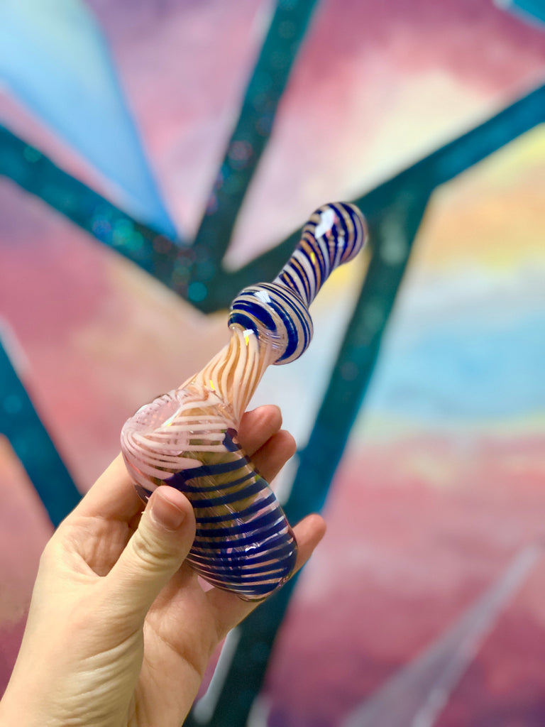 Flash Giveaway! Pink Fumed Hammer Style Bubbler