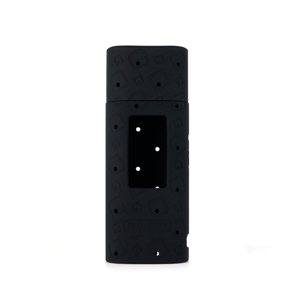 Front view of the Roffu Body Armor Sleeve, a black, protective sleeve with a sleek, minimalist design. Front view of the Roffu Body Armor Sleeve, a black, protective sleeve with a sleek, minimalist design.