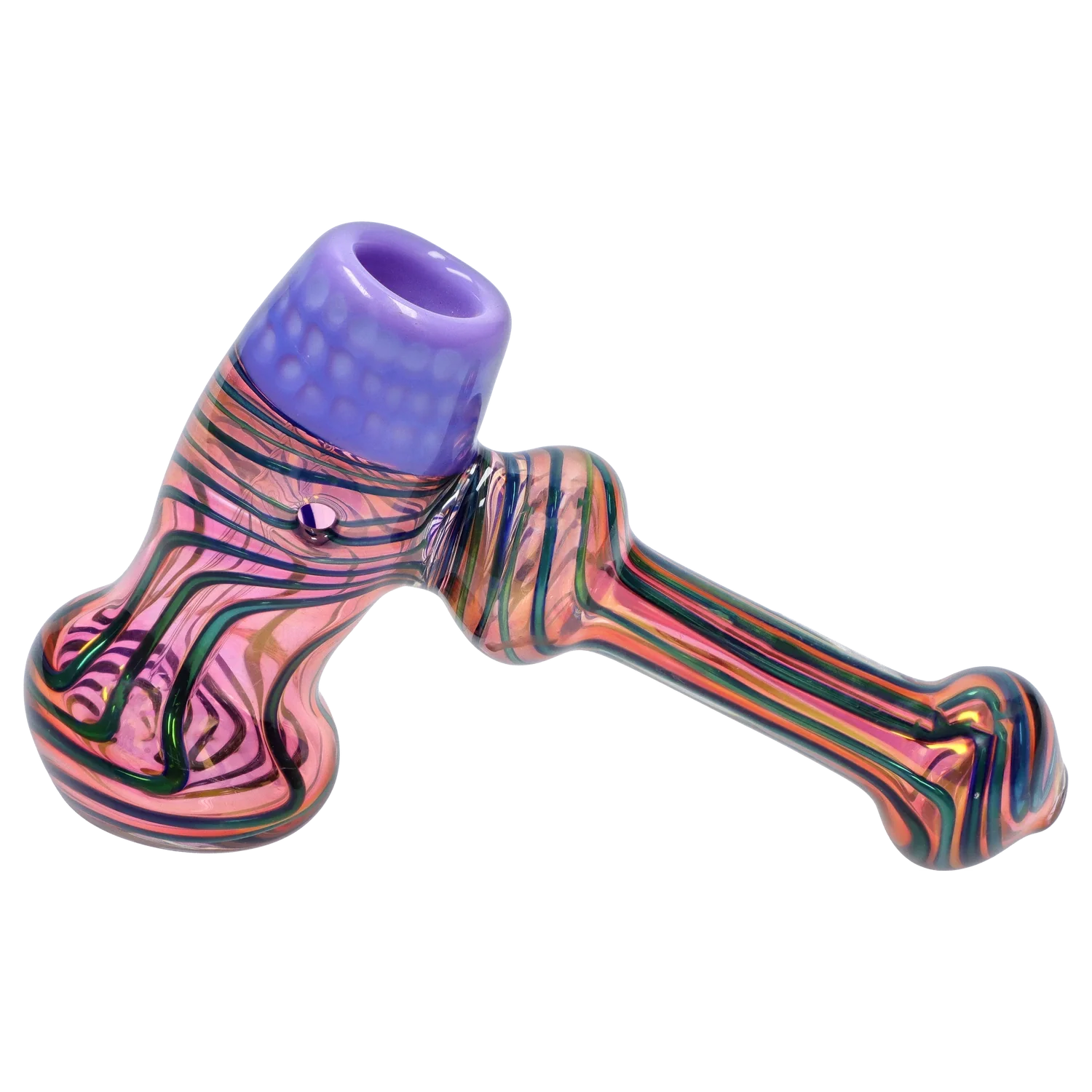 DankStop Gold Fume Hammer Bubbler - 7 in. DankStop Gold Fume Hammer Bubbler - 7 in.