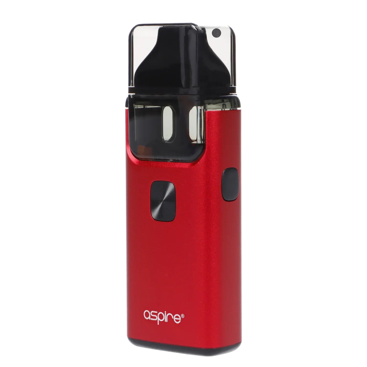 Front view of the Aspire Breeze 2| a compact, black pod system device presented against a plain white background. Front view of the Aspire Breeze 2| a compact, black pod system device presented against a plain white background.