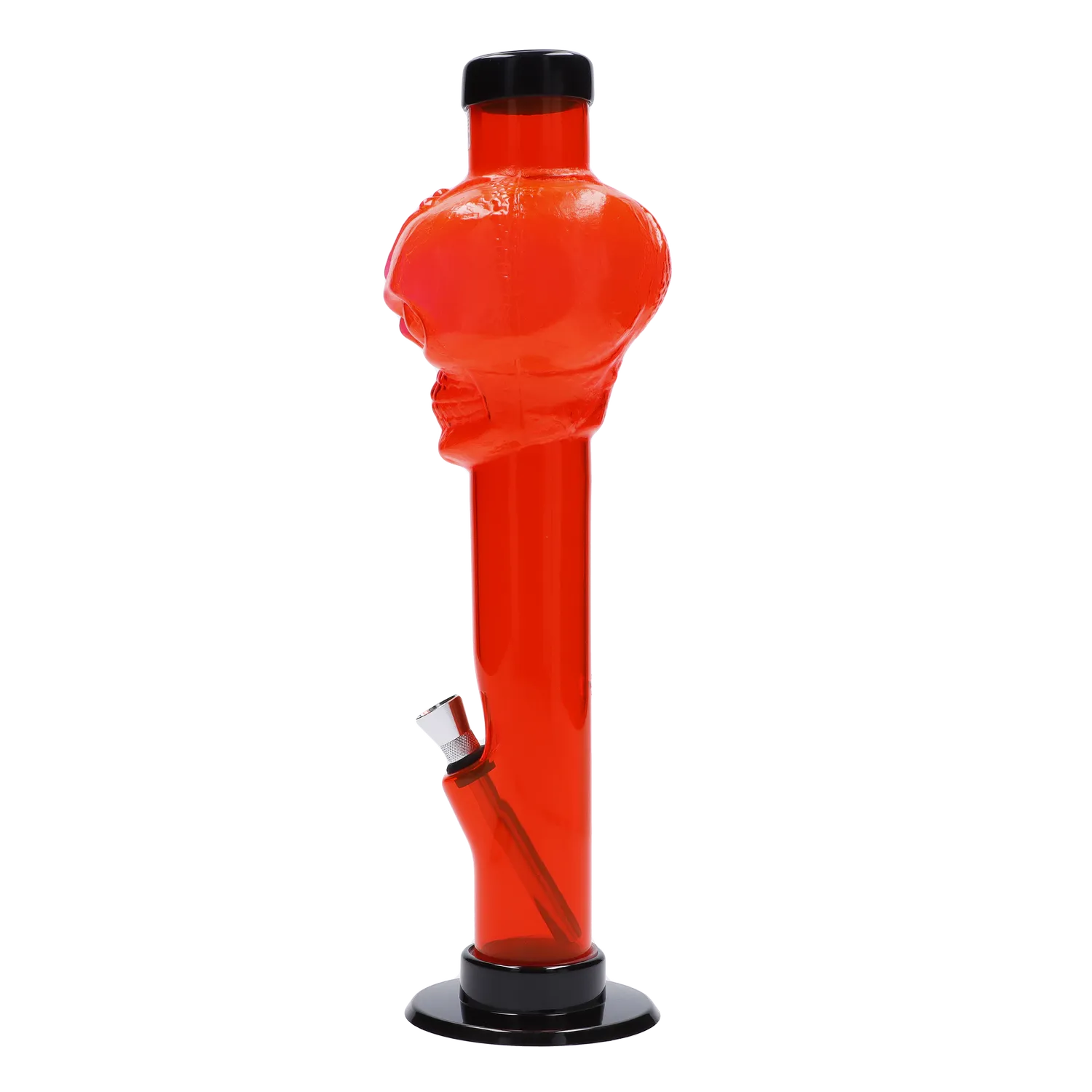 JM Plastics Skull Top with Carb Hole Acrylic Bong - 12 in. JM Plastics Skull Top with Carb Hole Acrylic Bong - 12 in.