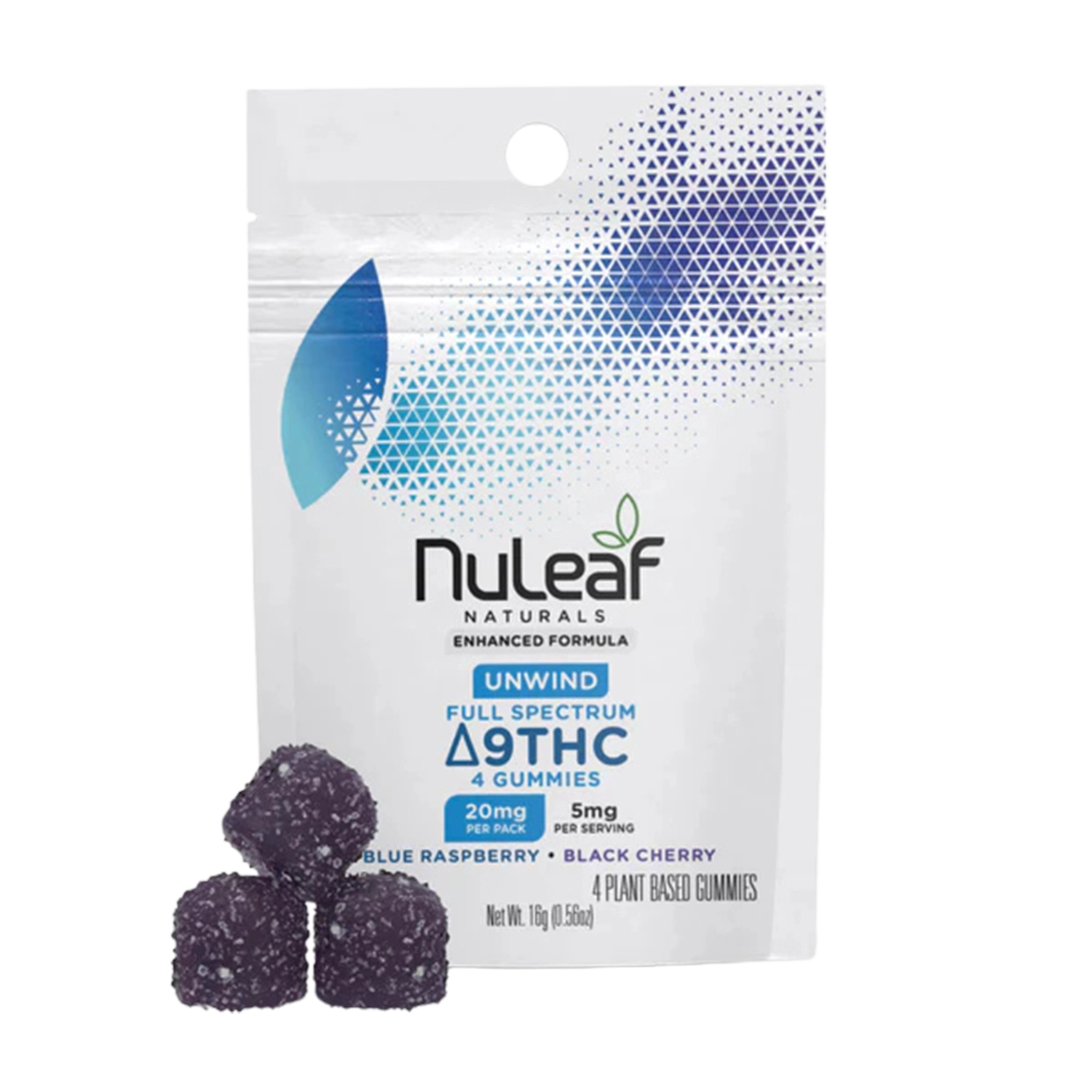 NuLeaf Naturals THC: 4ct Mylar NuLeaf Naturals THC: 4ct Mylar