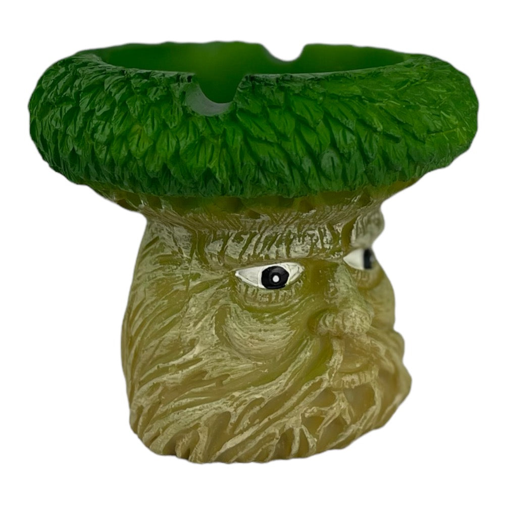 Front view of the LED Forest Tree Ashtray, a textured, tree-shaped receptacle with a glowing light within. Front view of the LED Forest Tree Ashtray, a textured, tree-shaped receptacle with a glowing light within.