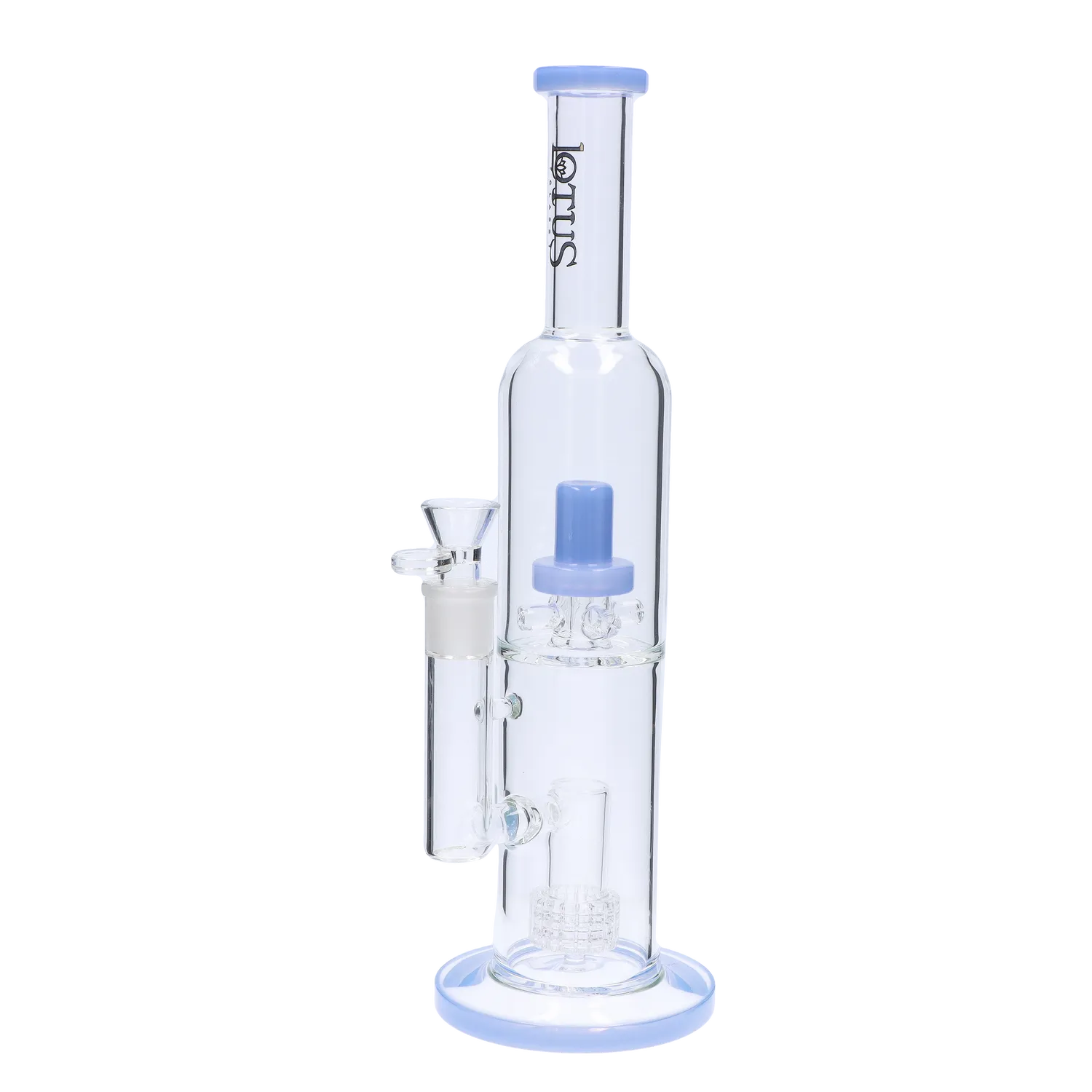 Dual Perc with Colour Accents Bong - 15 in. Dual Perc with Colour Accents Bong - 15 in.