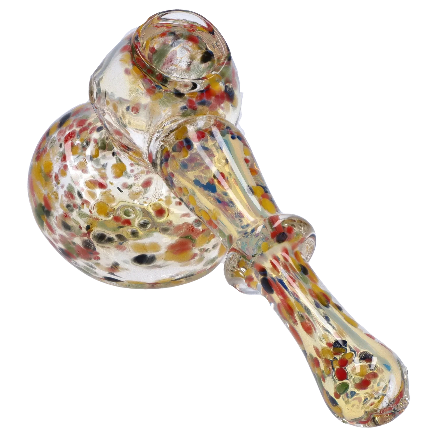 DankStop Rainbow Frit Hammer Bubbler - 5 in. DankStop Rainbow Frit Hammer Bubbler - 5 in.