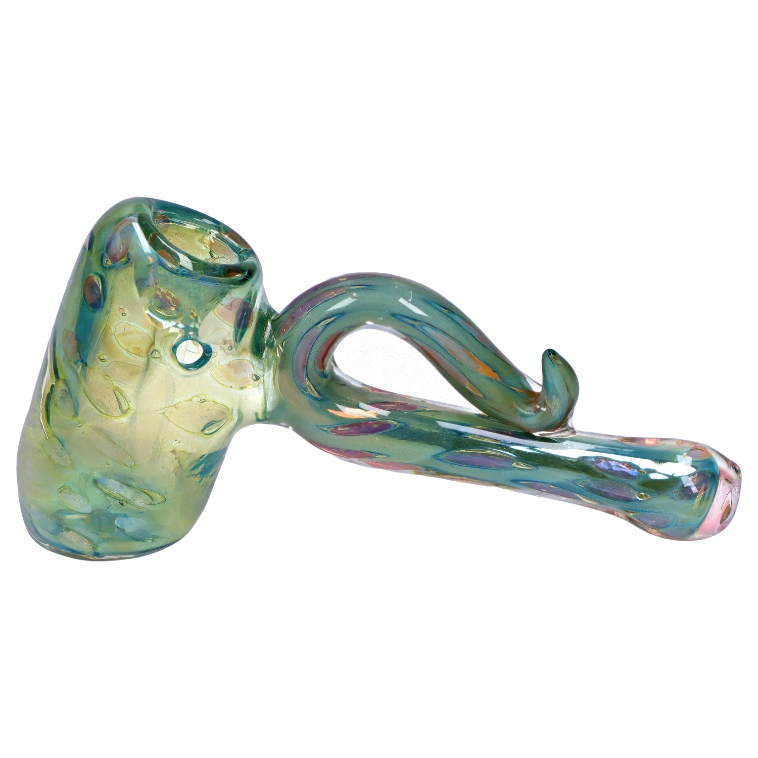 DankStop Gold Fume Bubble Trap Hammer Bubbler - 6 in. DankStop Gold Fume Bubble Trap Hammer Bubbler - 6 in.