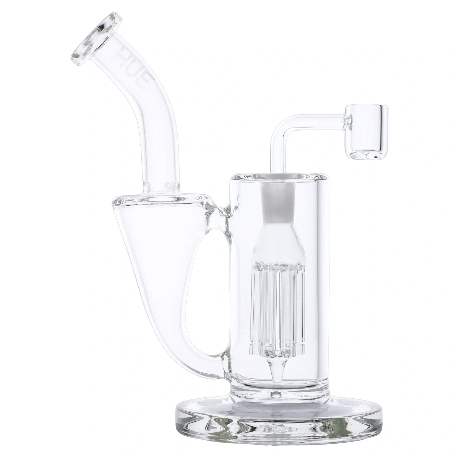 Hue - Whirlpool Dab Rig Clear - 9" Hue - Whirlpool Dab Rig Clear - 9"