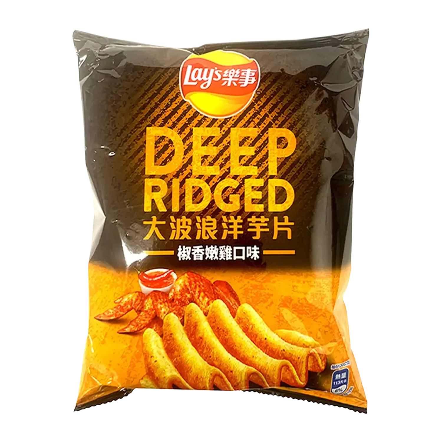 Lay's Deep Ridged Pepper Chicken Flavored Chips Lay's Deep Ridged Pepper Chicken Flavored Chips