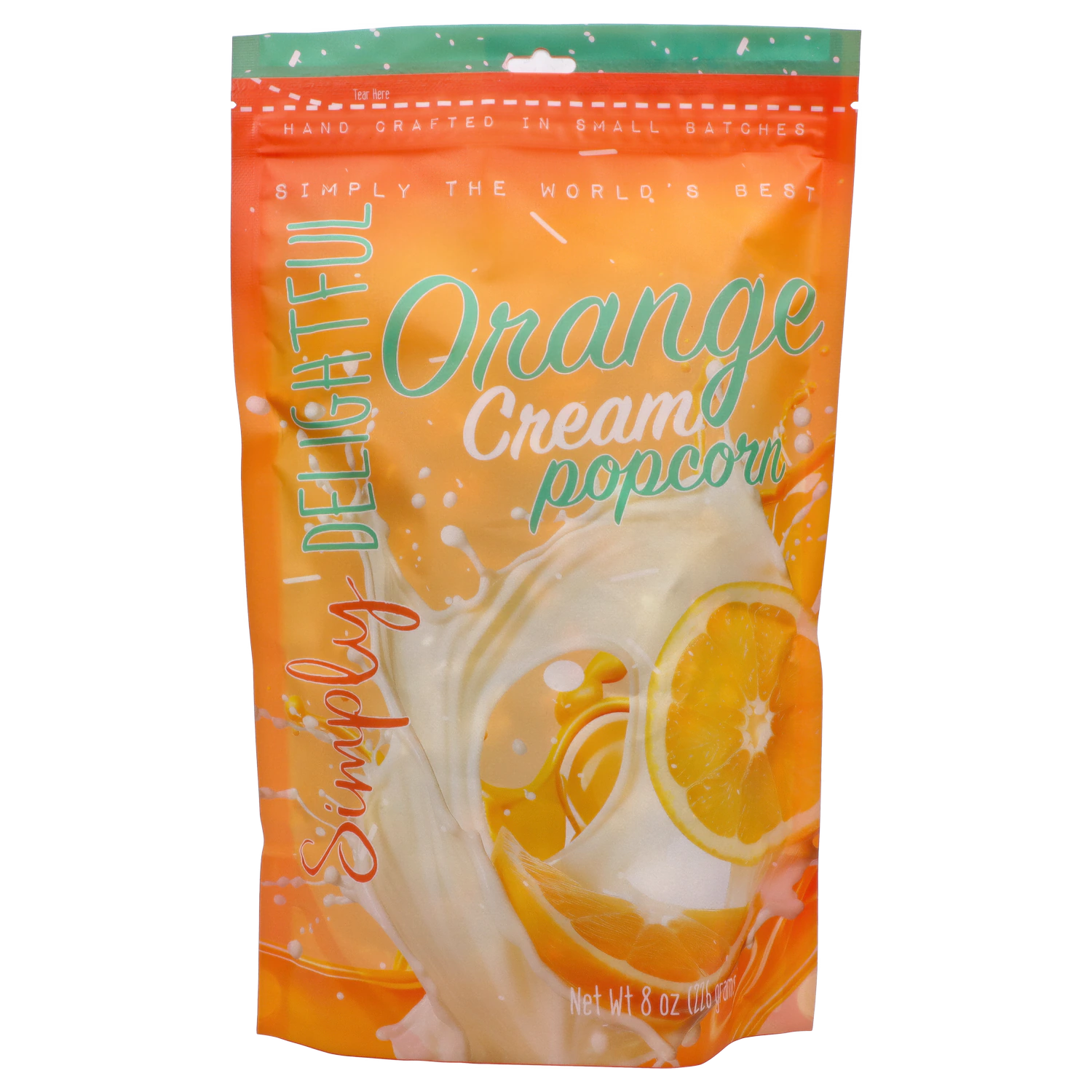 Simply Delightful Orange Cream Popcorn Simply Delightful Orange Cream Popcorn