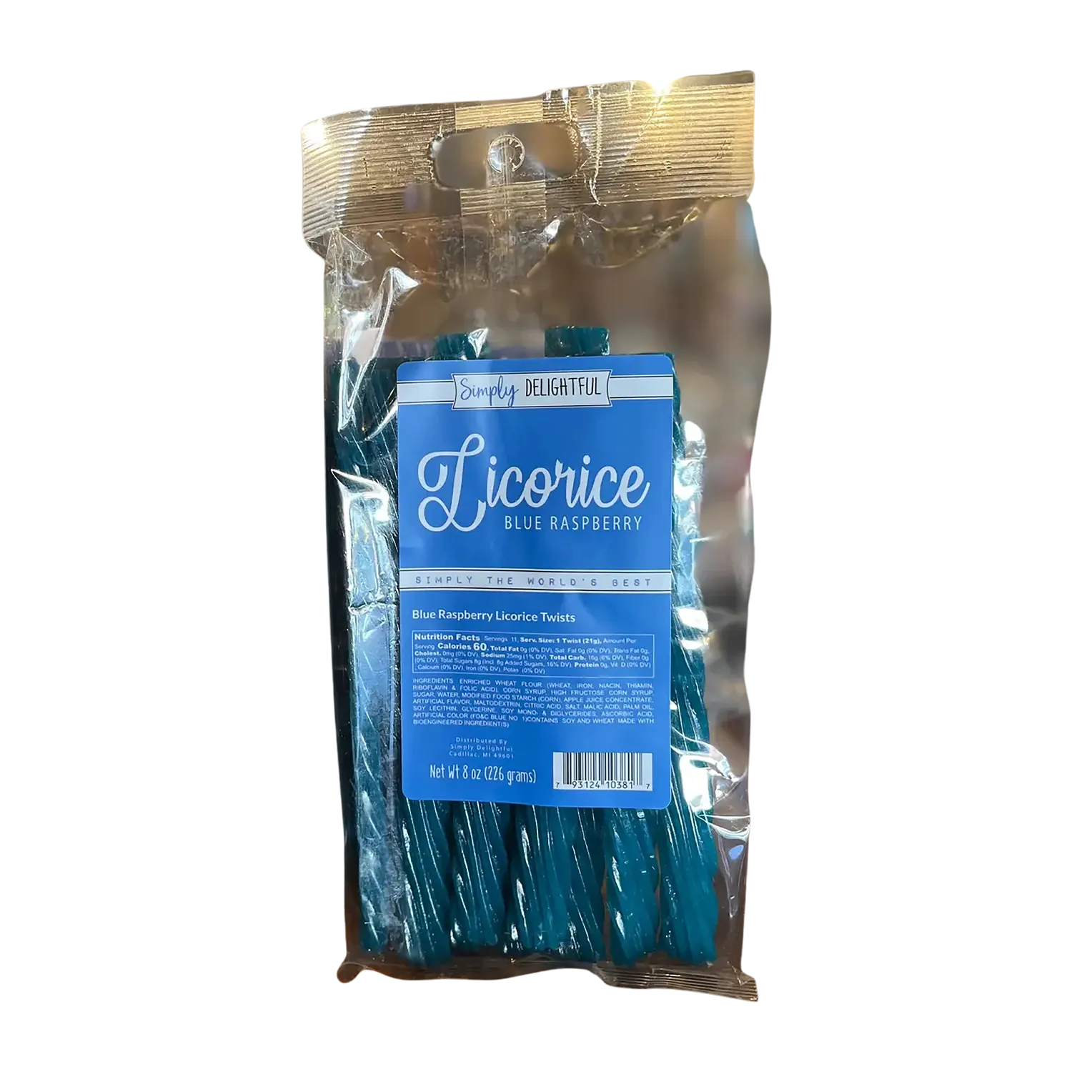 Simply Delightful Blue Raspberry Licorice Simply Delightful Blue Raspberry Licorice
