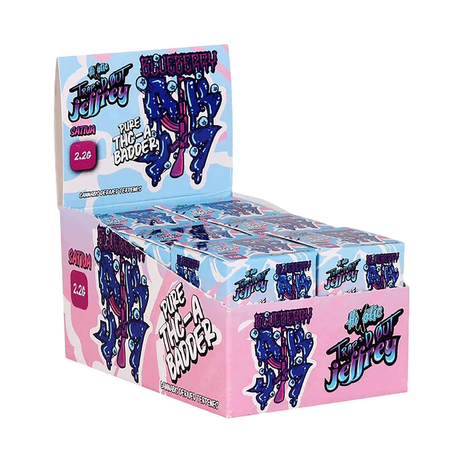 HiXotic Trap'd Out Jeffery Pure THCA Badder | 2.2g | 12ct Display HiXotic Trap'd Out Jeffery Pure THCA Badder | 2.2g | 12ct Display