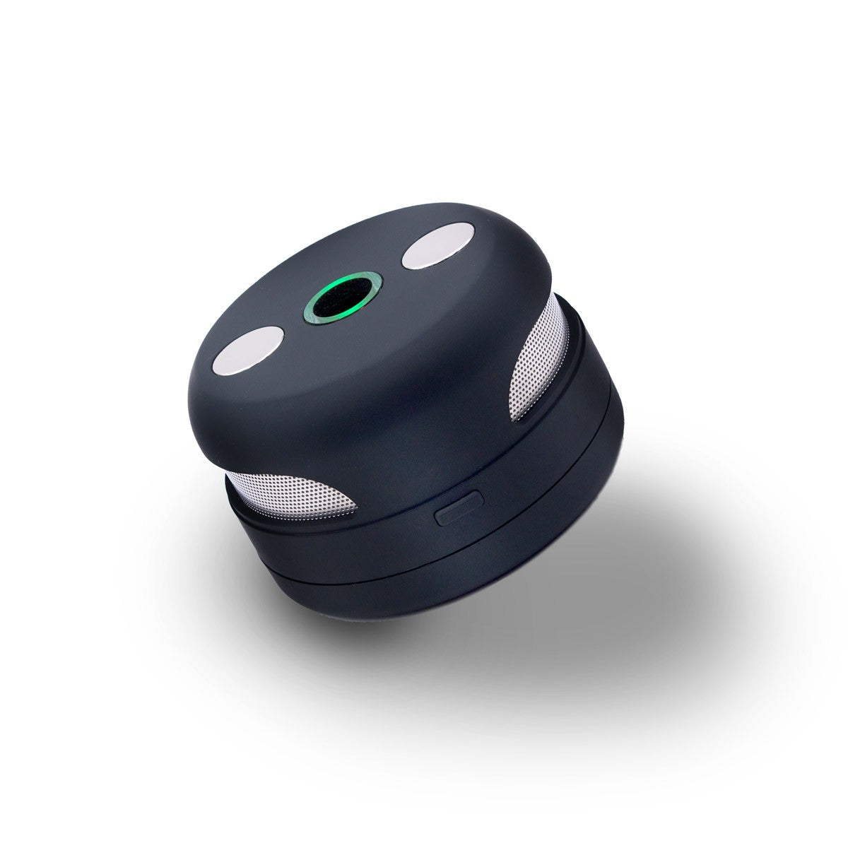 A slightly angled view of the DynaVap UFO Induction Heater, showcasing its sleek, circular design against a plain white backdrop. A slightly angled view of the DynaVap UFO Induction Heater, showcasing its sleek, circular design against a plain white backdrop.