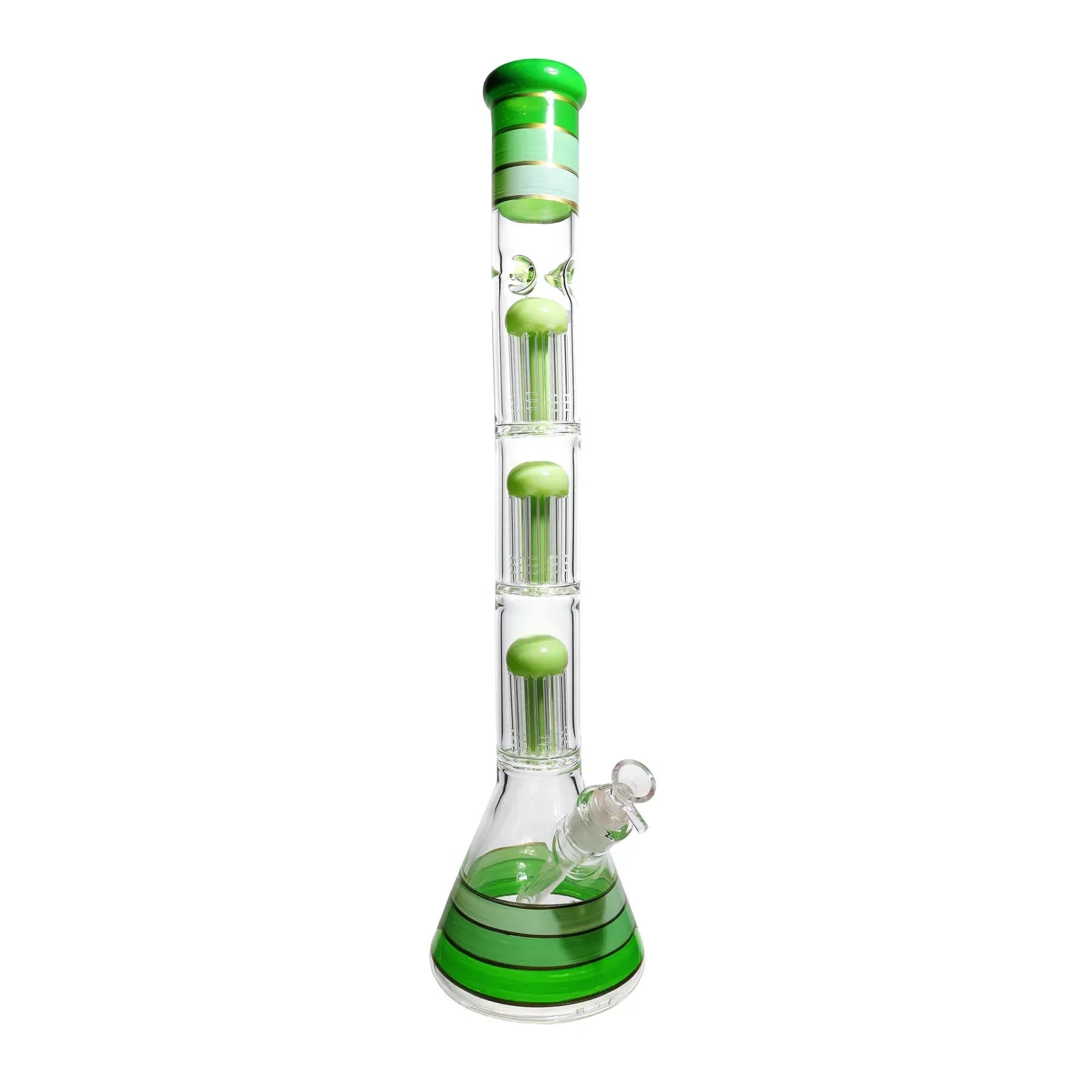 DankStop Triple Chamber Mushroom Perc Beaker Bong - 22 in. DankStop Triple Chamber Mushroom Perc Beaker Bong - 22 in.