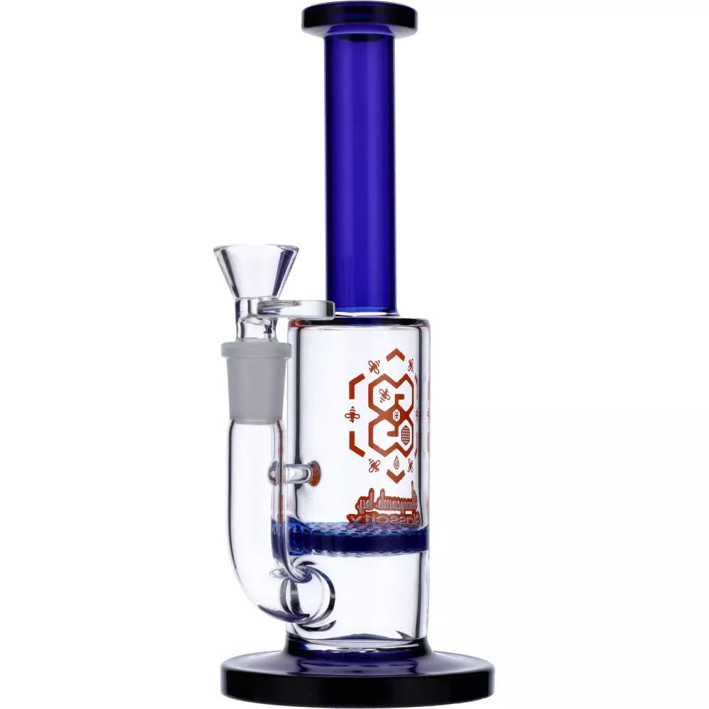Straight Tube Colored Glass Bong | Blue Straight Tube Colored Glass Bong | Blue