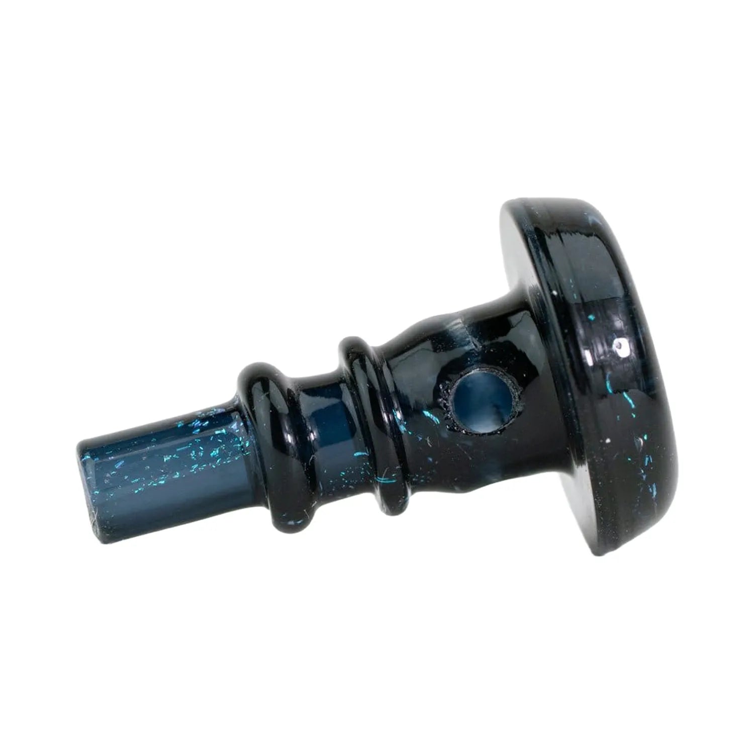 Empire Glassworks PuffCo Peak Pro 3D XL Chamber Glass Joystick Cap - Black Nebula Empire Glassworks PuffCo Peak Pro 3D XL Chamber Glass Joystick Cap - Black Nebula