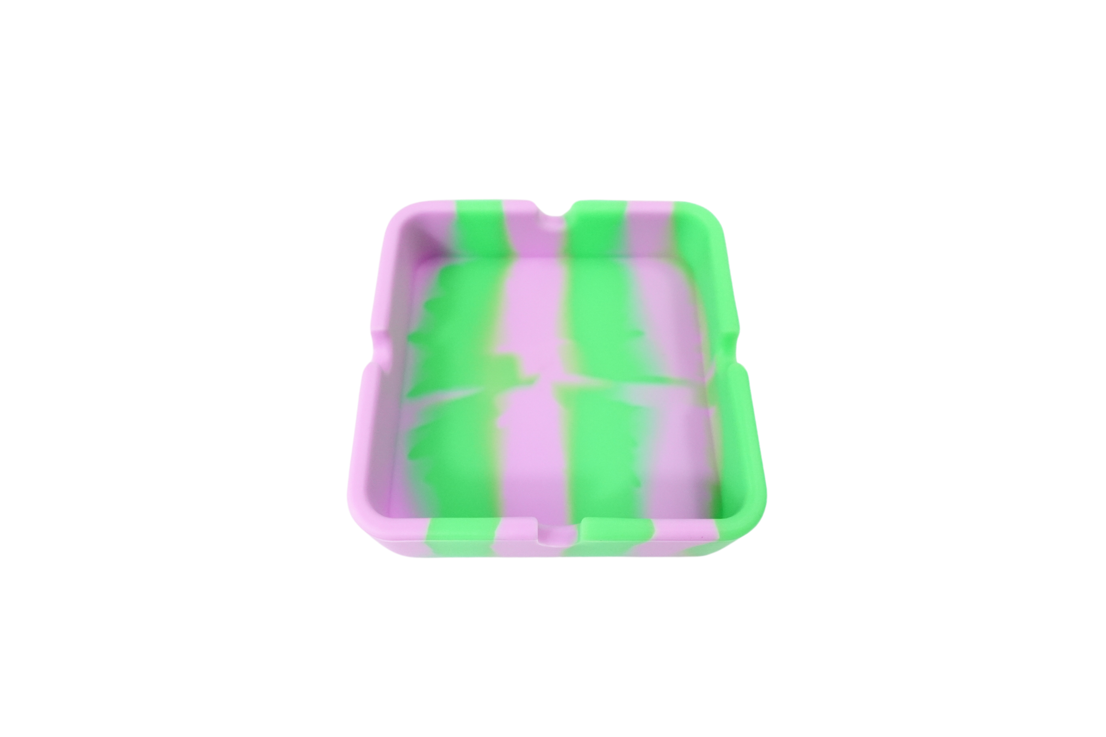 Square Silicone Ashtray shown in a top-down view, featuring a simple, square shape and smooth, matte finish. Square Silicone Ashtray shown in a top-down view, featuring a simple, square shape and smooth, matte finish.