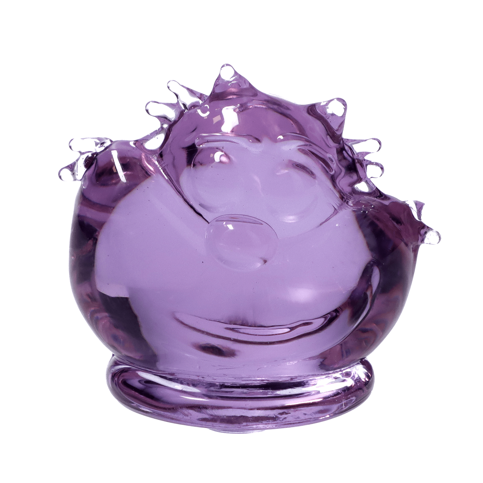 A close-up, angled view of the Cheshire Cat Carb Cap, displaying its intricate, swirling glass design against a neutral backdrop. A close-up, angled view of the Cheshire Cat Carb Cap, displaying its intricate, swirling glass design against a neutral backdrop.