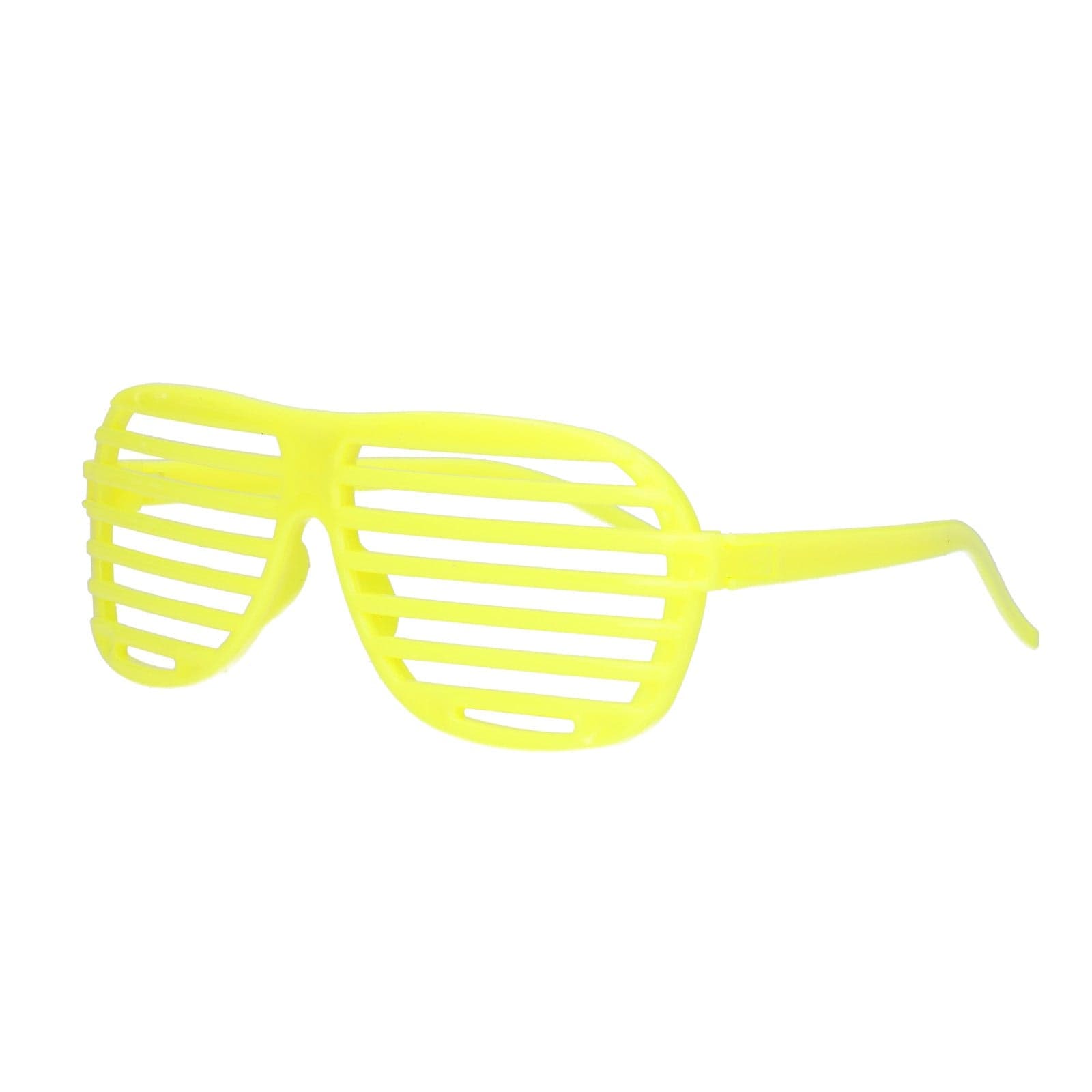 A close-up, side view of the Assorted Party Shades, showing the bright, colorful plastic eyewear. A close-up, side view of the Assorted Party Shades, showing the bright, colorful plastic eyewear.