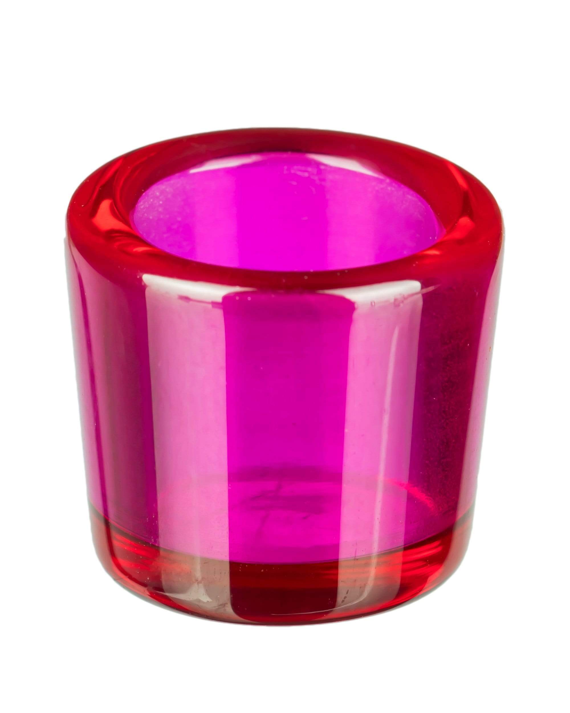 Front view of the E-Rig Compatible Ruby Quartz Cup Insert, showing a translucent red cup with a smooth, rounded shape. Front view of the E-Rig Compatible Ruby Quartz Cup Insert, showing a translucent red cup with a smooth, rounded shape.