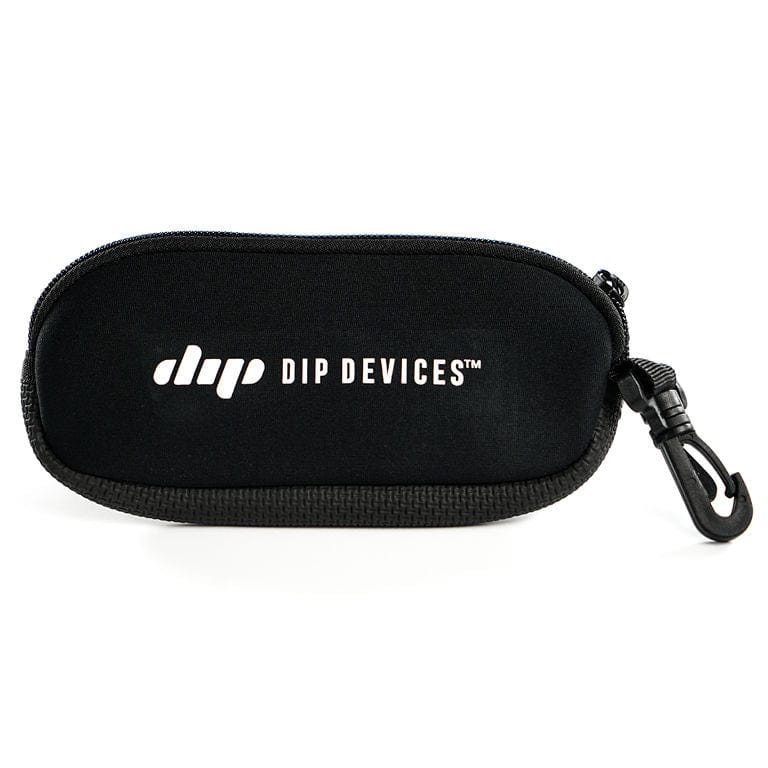 The Dip Soft Carrying Case is shown in a close-up, angled shot with a black zipper and pull tab. The Dip Soft Carrying Case is shown in a close-up, angled shot with a black zipper and pull tab.