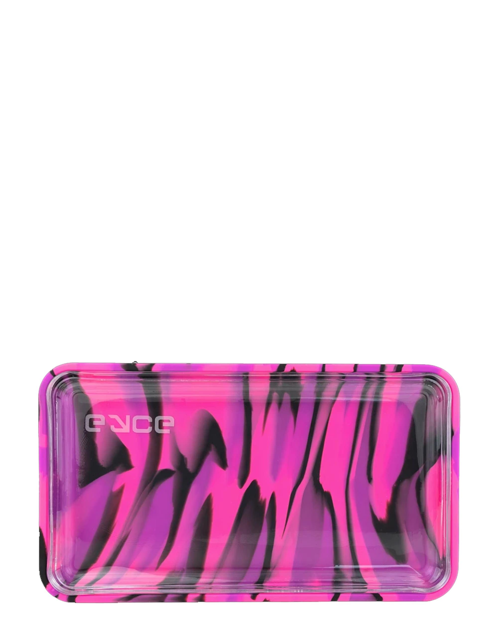 A top-down view of the 2 in 1 Rolling Tray showing a glossy black surface, ideal for organizing rolling papers and accessories. A top-down view of the 2 in 1 Rolling Tray showing a glossy black surface, ideal for organizing rolling papers and accessories.