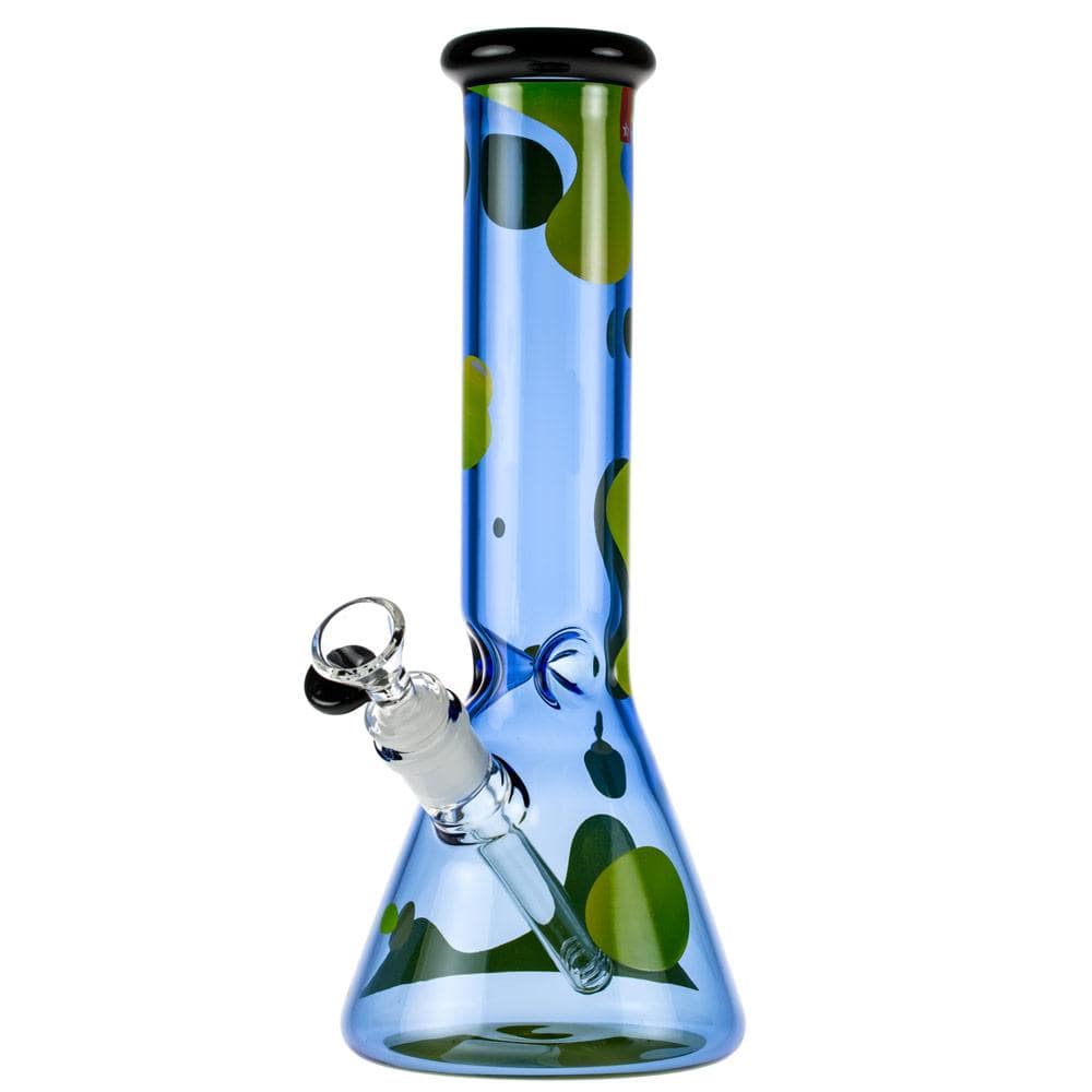 A front view of the 12-inch Privilege Beaker Water Pipe, showcasing its clear glass construction and simple beaker shape. A front view of the 12-inch Privilege Beaker Water Pipe, showcasing its clear glass construction and simple beaker shape.