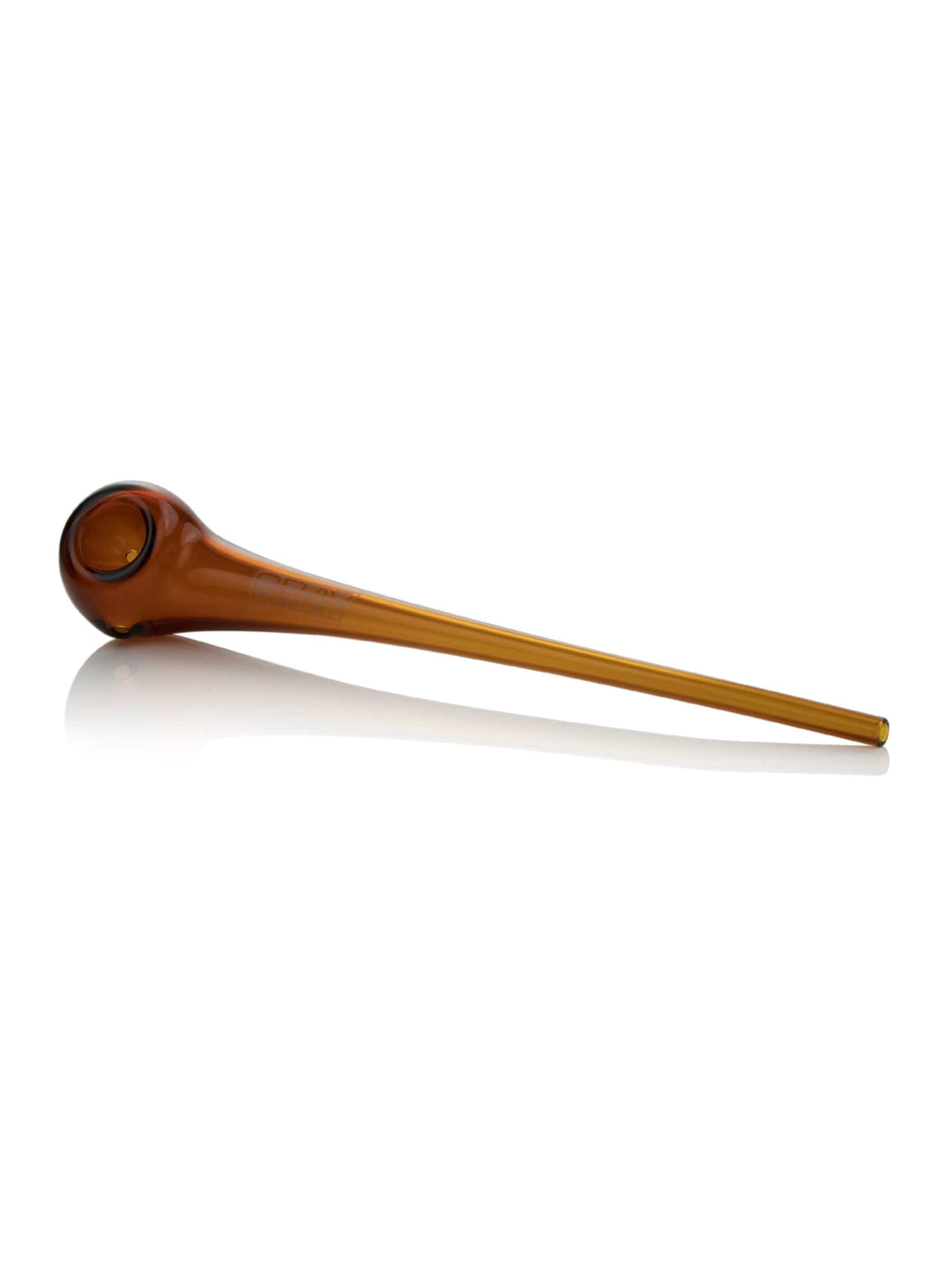 A side view of the Gandalf Pipe, showcasing its smooth, curved shape and dark brown finish against a plain white background. A side view of the Gandalf Pipe, showcasing its smooth, curved shape and dark brown finish against a plain white background.