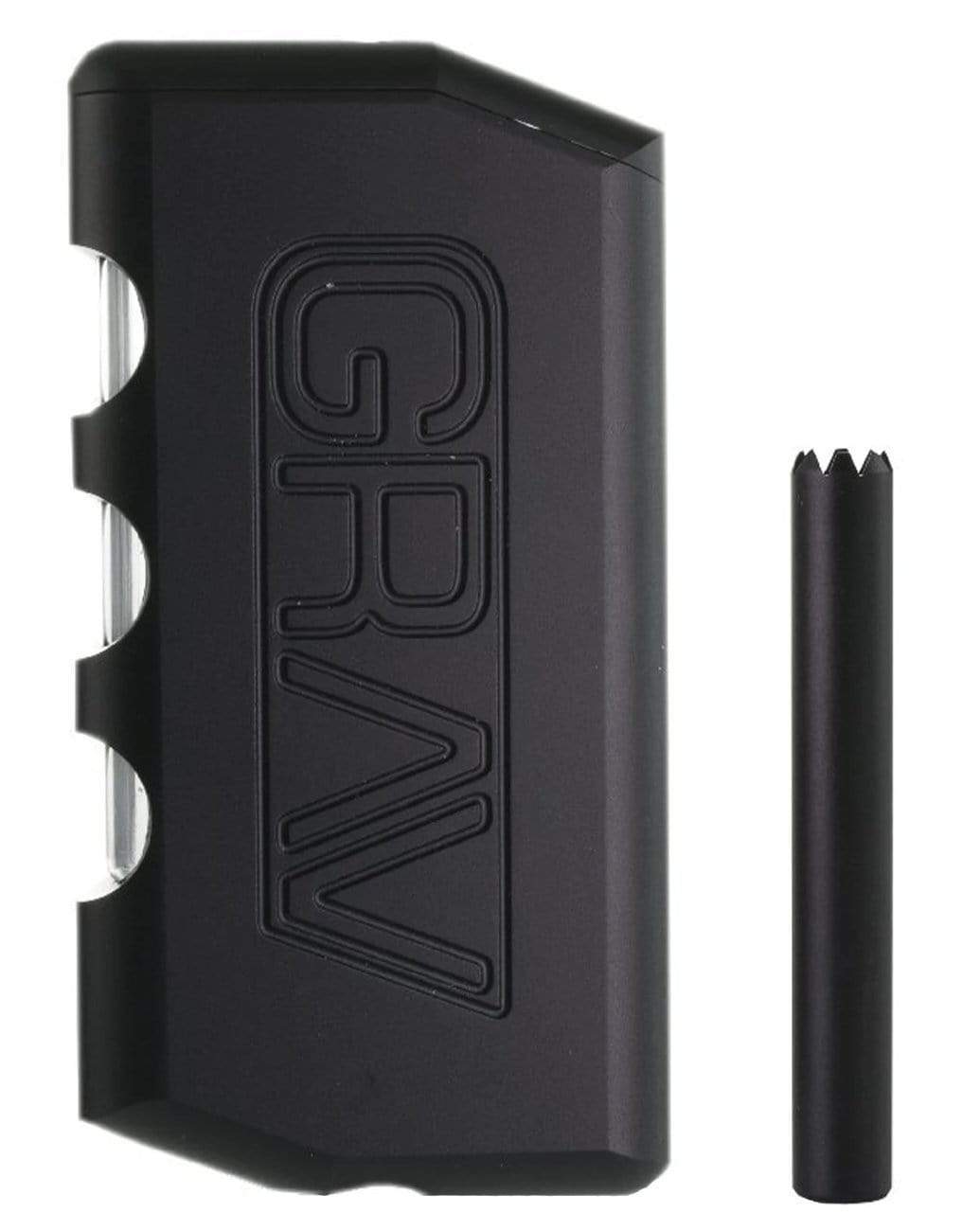 A straight-on view of the Aluminum Dugout & Taster, displaying its metallic finish and compact, rectangular shape. A straight-on view of the Aluminum Dugout & Taster, displaying its metallic finish and compact, rectangular shape.