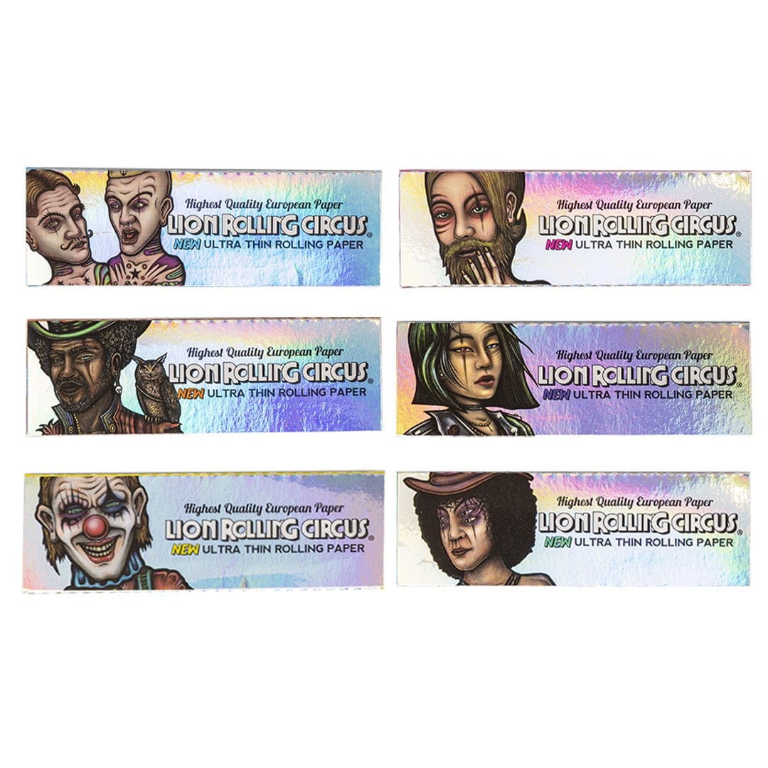 Close-up view of the “Silverline” Ultra Thin 1 1/4 Rolling Papers pack with bold lettering on a dark background. Close-up view of the “Silverline” Ultra Thin 1 1/4 Rolling Papers pack with bold lettering on a dark background.