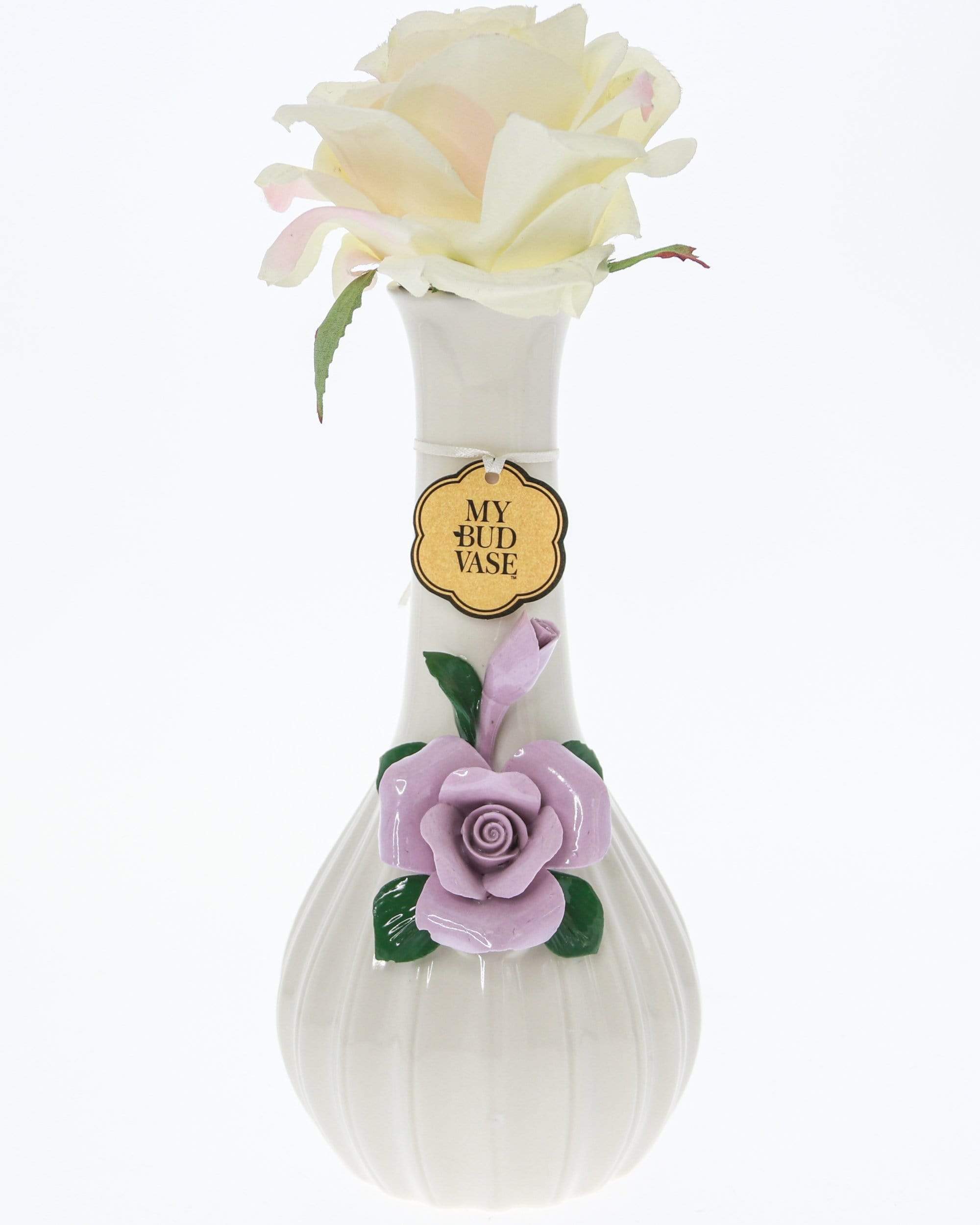 A front view of the "Rose" Water Pipe, showcasing a delicate floral design on the glass body. A front view of the "Rose" Water Pipe, showcasing a delicate floral design on the glass body.