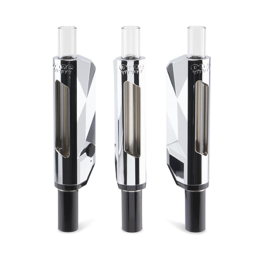 A studio shot of the Pronto Electronic Concentrate Vaporizer, with a sleek, pen-like design against a plain white background. A studio shot of the Pronto Electronic Concentrate Vaporizer, with a sleek, pen-like design against a plain white background.