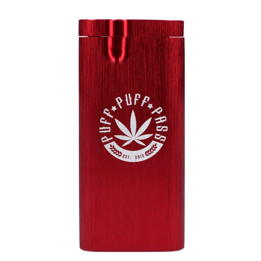 A close-up of the Aluminum Dugout, showcasing its sleek metallic finish and compact cylindrical form. A close-up of the Aluminum Dugout, showcasing its sleek metallic finish and compact cylindrical form.