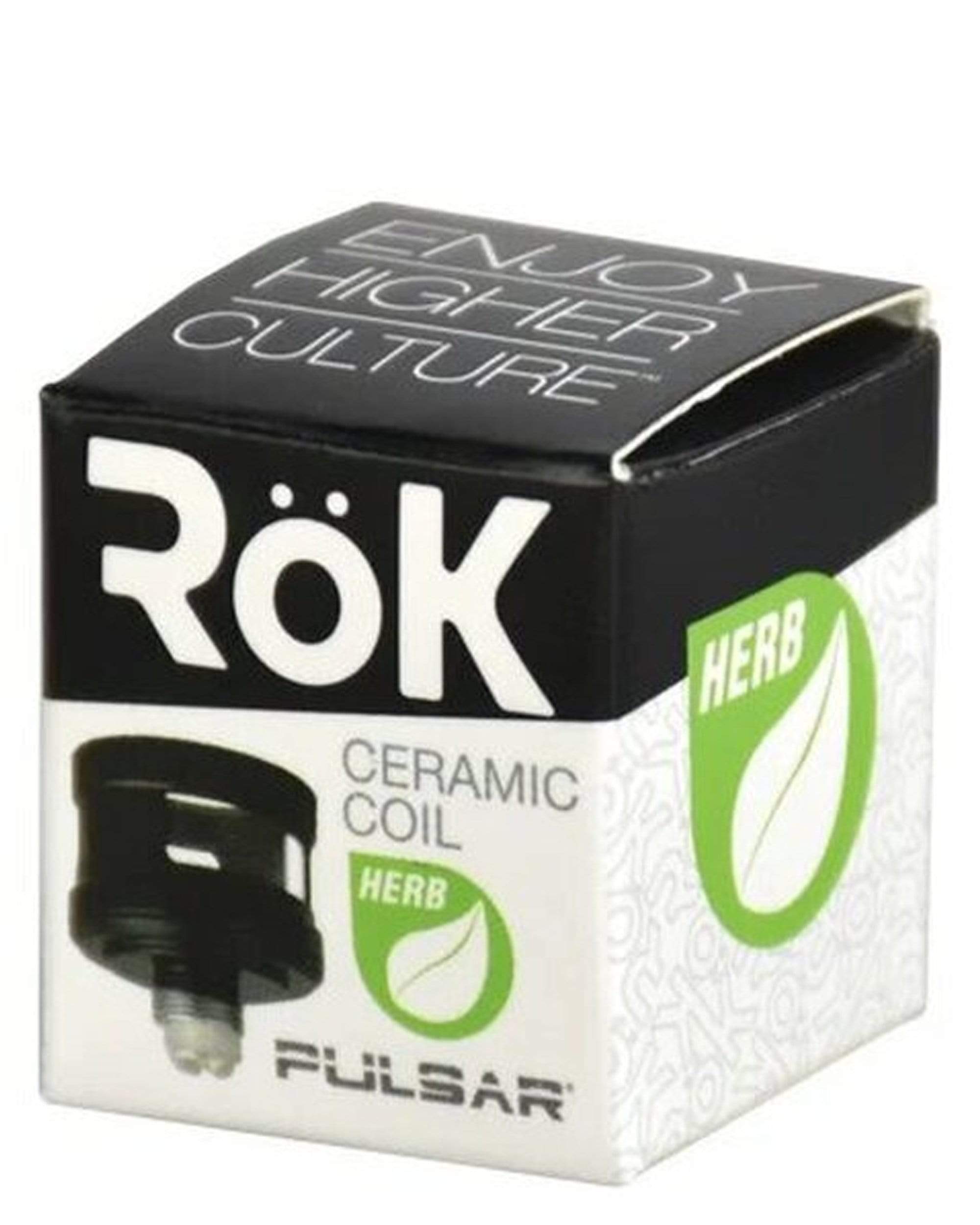 Close-up of a RöK - Replacement Coil - 5 pack, displaying the branded packaging and a clear view of the coil’s design. Close-up of a RöK - Replacement Coil - 5 pack, displaying the branded packaging and a clear view of the coil’s design.