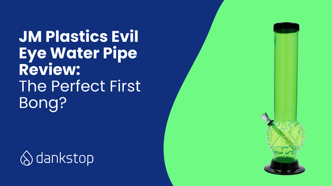 JM Plastics Evil Eye Water Pipe Review: The Perfect First Bong?