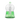Front view of the Snow Globe XL Bong, a green glass water pipe with a rounded base and clear cylindrical neck.
