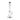 A straight-on view of the 18" Beast Bong, a tall, clear glass water pipe with a wide base and simple design.