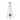 Front view of the Fish Bong, a clear glass water pipe with a rounded base and colorful accents, reflecting on a glossy surface.
