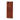 Front view of the Chillum Dugout, a dark wood one-piece with a rectangular shape and smooth finish.