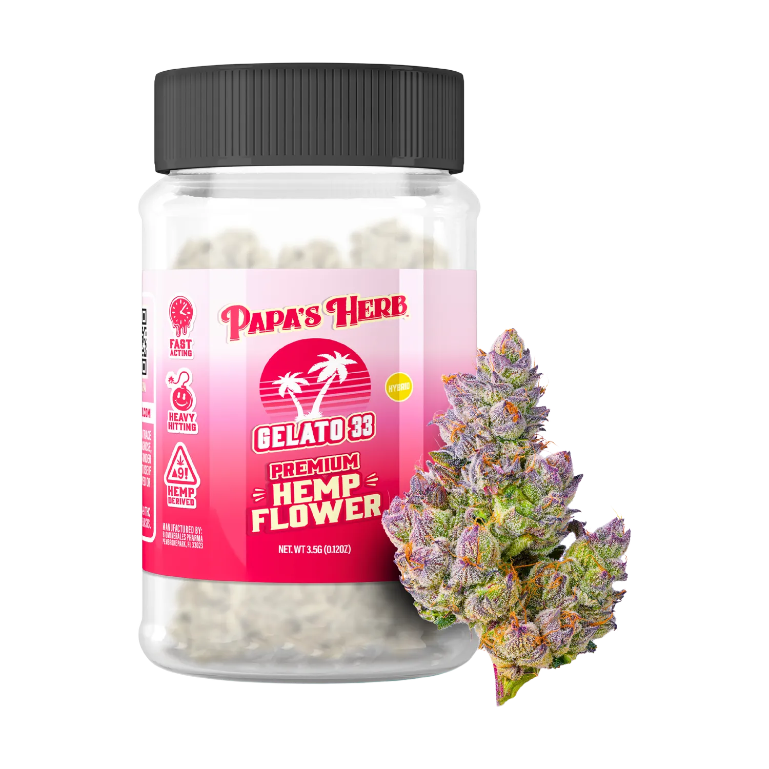 Papa's Herb GELATO 33 INDOOR THCa FLOWER