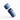 Angled close-up of the blue Staze STAZE PRESERVE cap and threaded container piece floating against a white background.