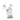 Studio-style front view of the clear MJ Arsenal Ursa Mini Dab Rig showing its cylindrical chamber, bent neck, and spiral downstem on a white background