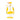 Front view of the Spotted Egg XL Bong, a clear glass piece with yellow spotted accents, displayed on a reflective surface.