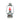 A studio shot of the Bowlman Lantern Bong, showing the clear glass water pipe angled against a white background.