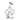 Front view of the clear MJ Arsenal Hydra Vape Edition glass piece with curved neck and twin looped handles against a white background