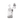 Three-quarter view of the clear MJ Arsenal Turbine Mini Dab Rig on a white background, showing its compact cylindrical chamber, angled mouthpiece, and upright banger.