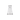 Centered front view of the clear MJ Arsenal Vulkan Bubbler on a white background, showing its flared base and internal downstem.