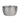 Front view of the silver CVault Storage Container, featuring a seamless, cylindrical design and a reflective surface.