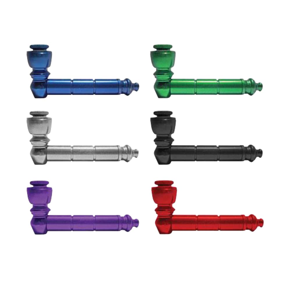 Pulsar Aluminum Pipe w/ Lid - 3.25" / Colors Vary