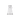 Centered front view of the clear MJ Arsenal Vulkan Bubbler on a white background, showing its flared base and straight downstem.