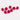 Top-down view of eight glossy ruby-red spheres arranged in two staggered rows, labeled The Stash Shack Ruby Terp Pearls.